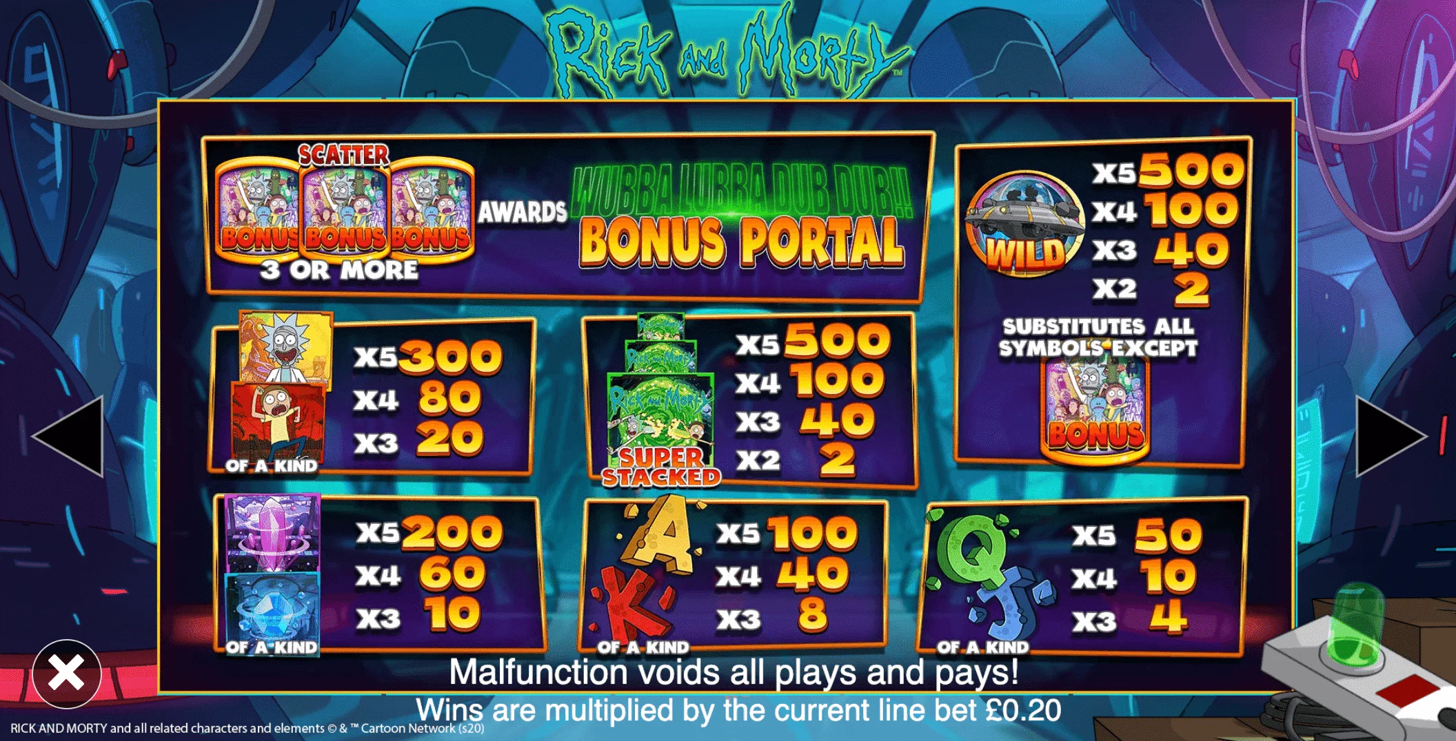 Rick and Morty Slot Review pic 12